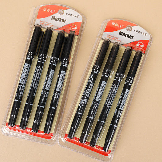 Card - packaged Set of 4 Small Double - ended Marking Pens M.82
