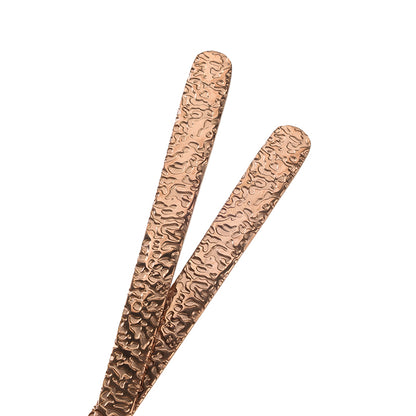 410 Pointed-Tail No.2 Oval Spoon (Rose Gold) M.66