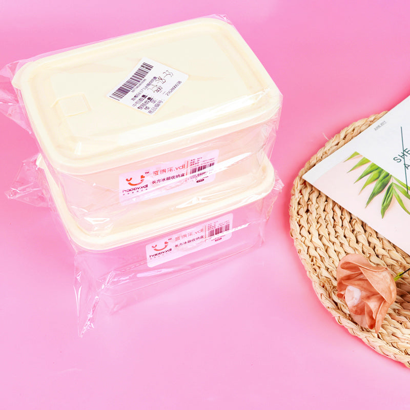 Yidele 8373 Refrigerator Storage Box Food-Grade PP Airtight Fresh-Keeping Container M.67