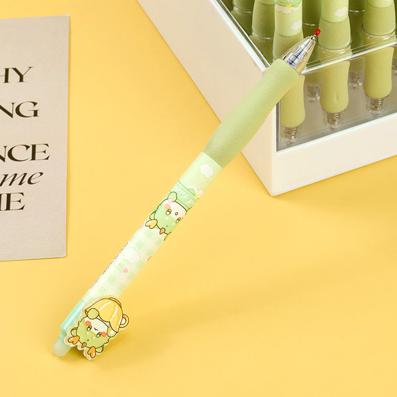 ¡Adorable bolígrafo borrable de clic YS878 Dragon Cub! Con su simpático diseño de dragón y su fácil mecanismo de clic para borrar, es una herramienta de escritura encantadora. M.82