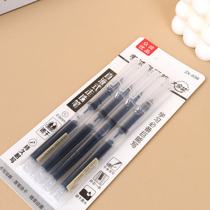 Zhongxuan Fluid - tip Roller Pens, Black (4 pieces) M.82