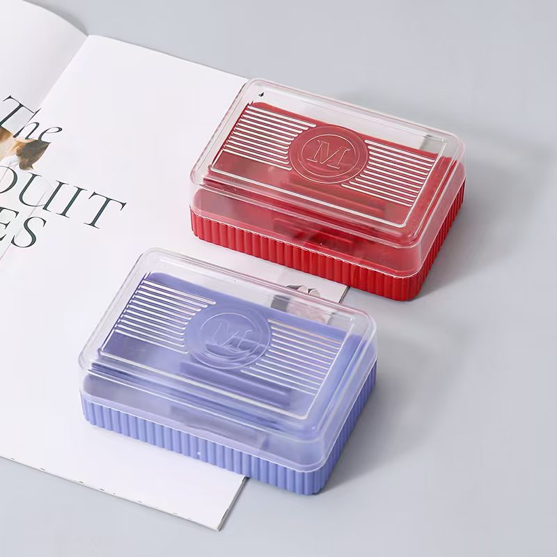 6870-1 square soap box with lid M.14