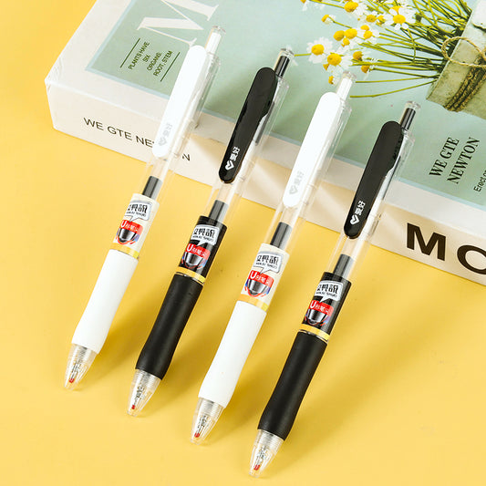 Stunning Aihua Click - action Gel Pens - No.2642 on Display Stand! The Aihua brand's No.2642 click - action pens are showcased attractively on the stand, offering a seamless writing experience. M.82