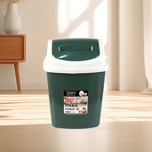 Square Swing-lid Trash Can - Model 666 M.23 JPDB