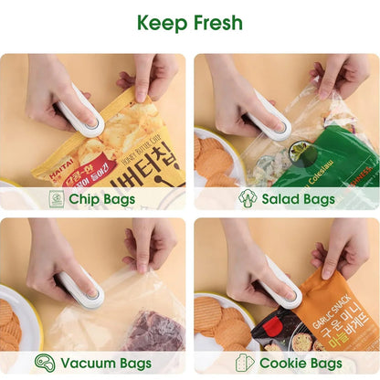 Portable Mini Sealer 2 in 1 Snack Bag Sealing Machine