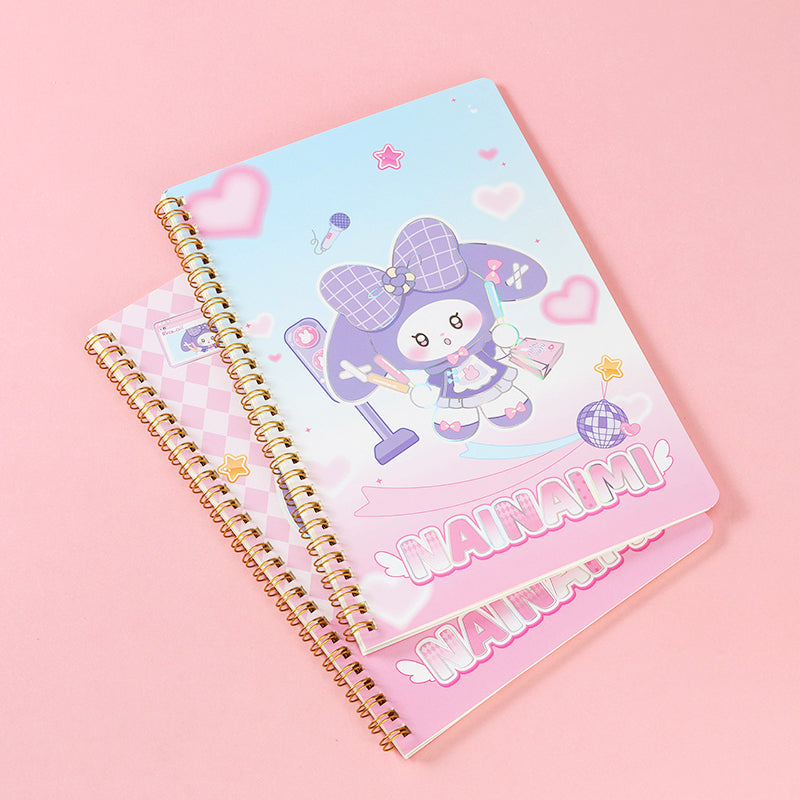 Cuaderno de espiral Premium XX-18003 Nana Mi con relieve dorado M.81 