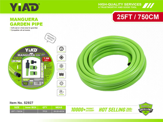 7.5MPVC Garden Hose Set 1/2 M.33