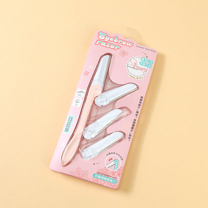 Maquinilla de afeitar plegable para cejas S-593 (1+3) M.50 