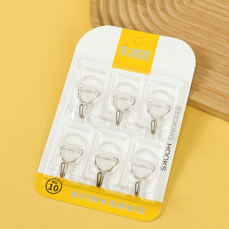 JDL-598 six thickened traceless adhesive hooks M.16