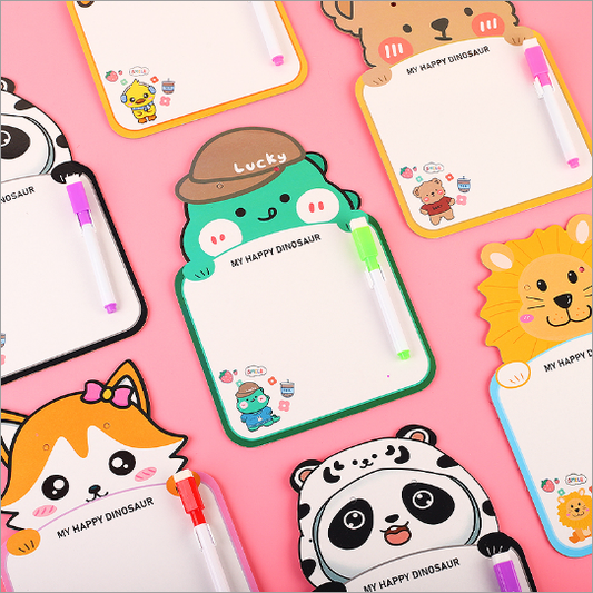 Premium Cartoon Erasable Drawing Board (Random Designs) M.84 M.83