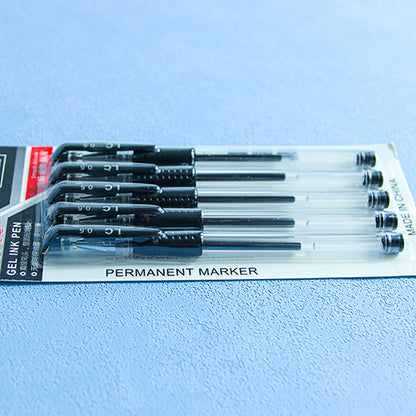 LC Blister - packed 5 - piece Set of Gel Pens (600 sets per carton) M.82