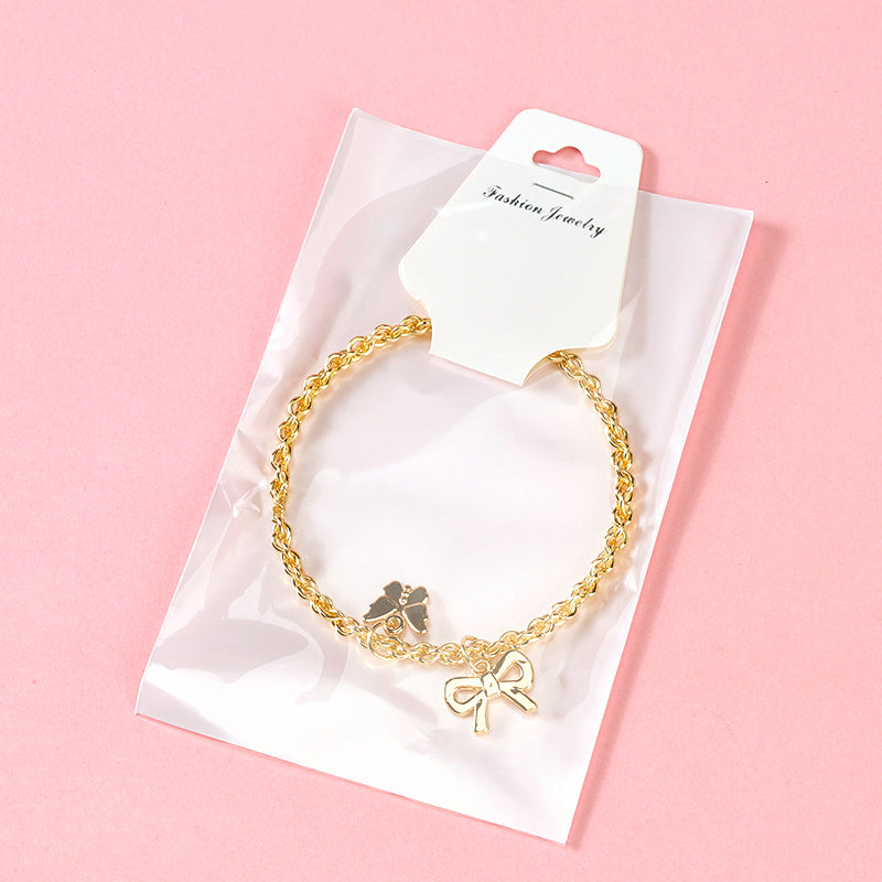 Gold Pendant Twisted Bangle  M.43