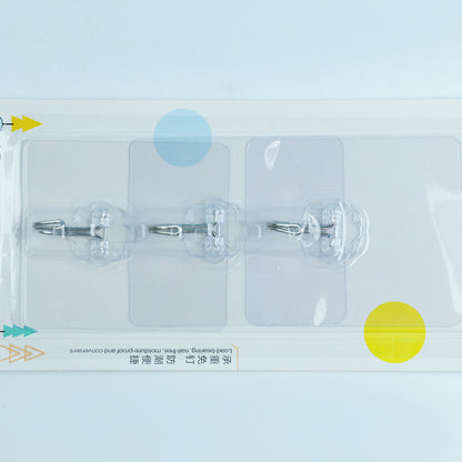 Brand Ruifuli Model 222 Adhesive Hooks - 3 Pcs Trace-Free Type M.16