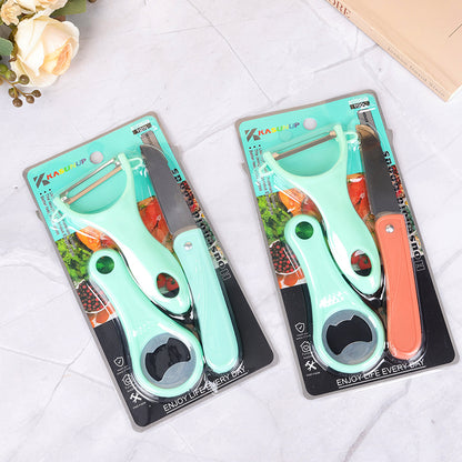 A - 9820 Fruit Knife with Two Planer Tools Insert Card M.62