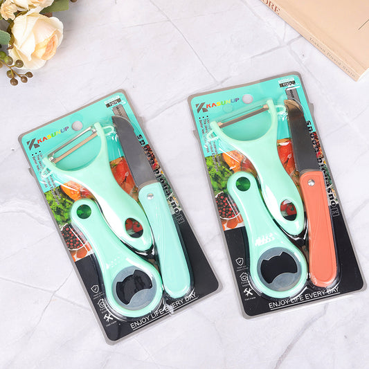 A - 9820 Fruit Knife with Two Planer Tools Insert Card M.62