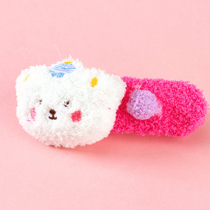 M42 Large - sized Plush Cake - shaped Little Bear Duck - bill Clip