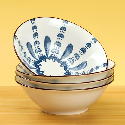 7-inch Dou Bowl with Four-Flower Pattern (Random Flower Design) M.66 JPDB