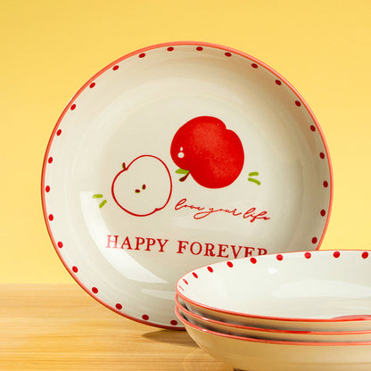 Yongfeng 7 - inch Fruit Platter (Apple - themed) M.66 JPDB