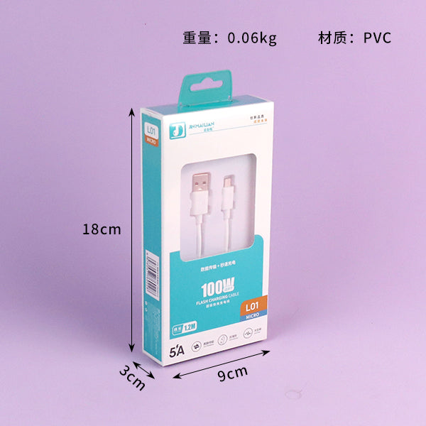 1.2m Android-compatible Data Cable - Model L01 A12 JPDB