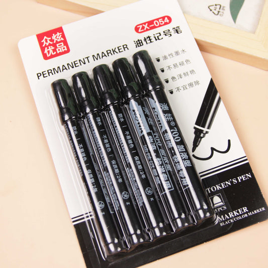 Zhongxuan 5 - piece Marking Pens on Blister Card, Model 054 M.82