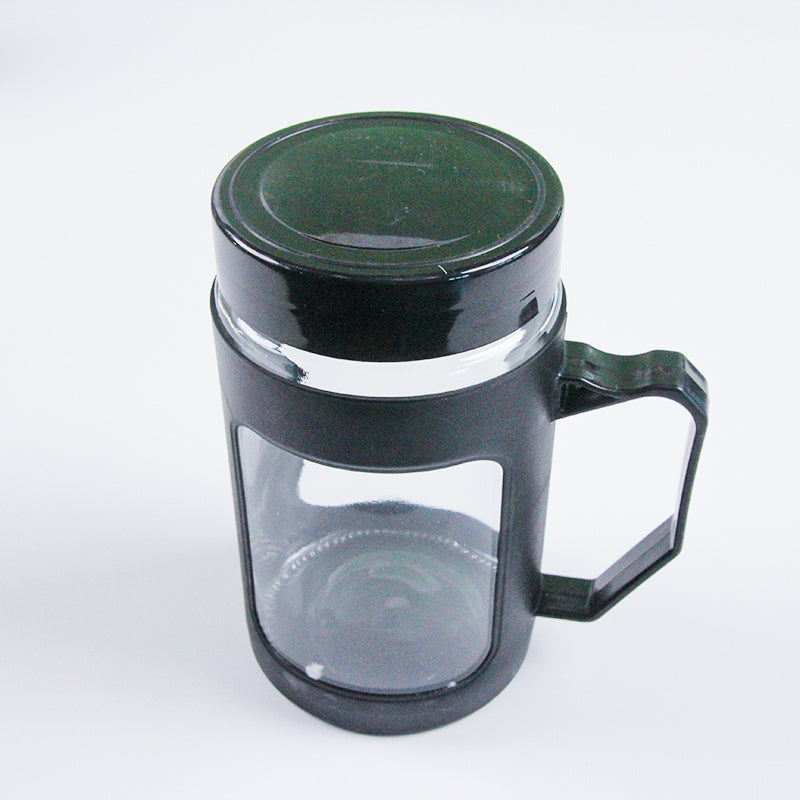 Colored Business - style Glass Mug with Handle M.17
