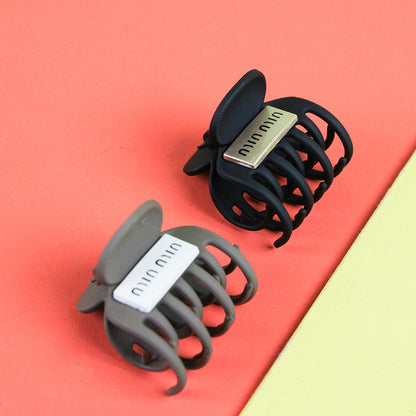 M42 Boxed Milk Tea-colored Ponytail Clips with English Accessories