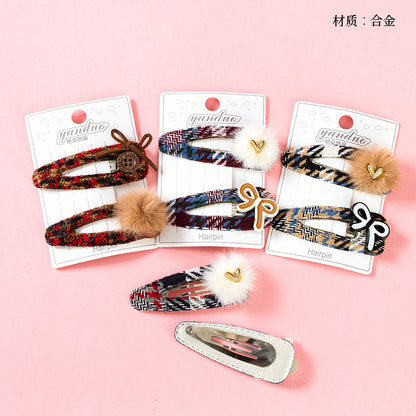 M42 Chanel - style Pom - pom Accessory Bobby Pins in a Box