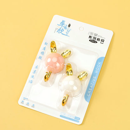 Zhuoyunxin Model 5638 Adhesive Hooks - 2 Pcs Little Rabbit Design M.16