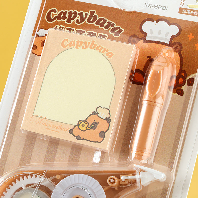 Premium XX - 8281 Correction Tape, Sticky Note & Ballpoint Pen Set M.84 M.83