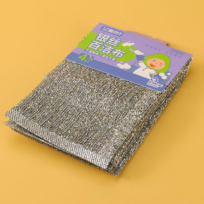 458 check in four pieces of silver wire scouring pads M13