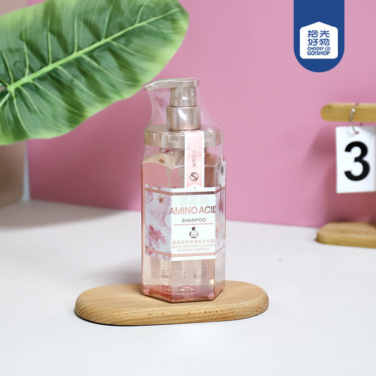 Shasha Ouya Amino Acid Fresh Cherry Shampoo 480g Moisturizing Gentle Cleansing Hair Care M.56 JPDB