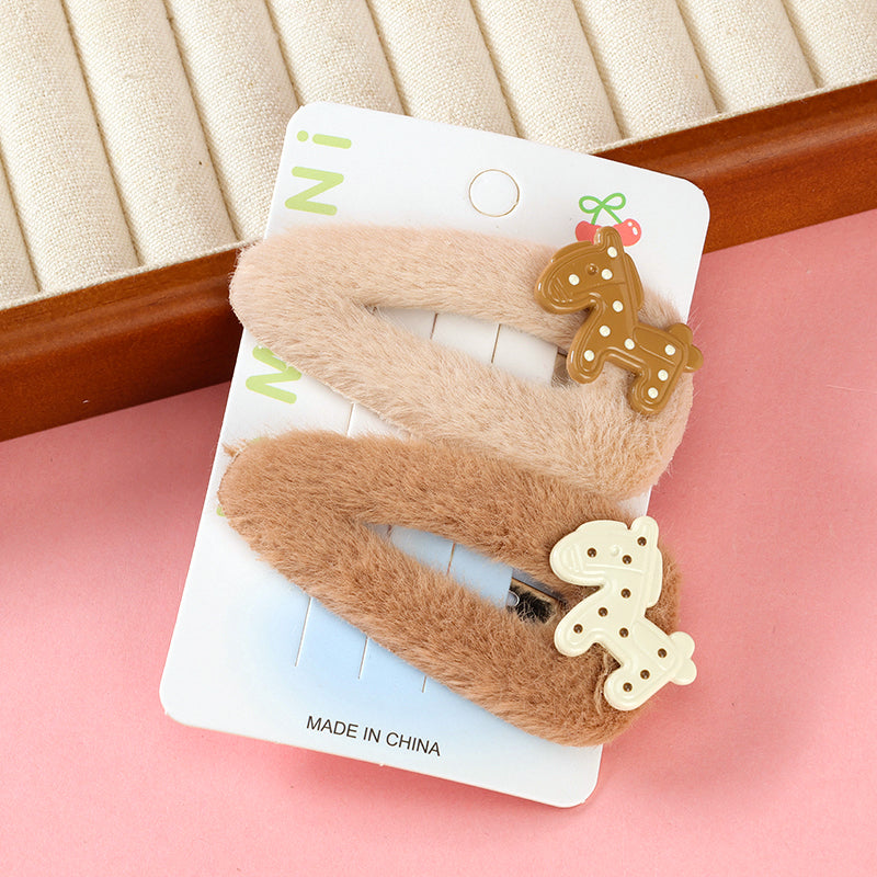 M42 Brown Cartoon - themed Bobby Pins in a Box