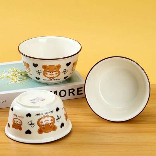 5 - inch Inner - box Candy Bowl with Big Bear Pattern M.66 JPDB