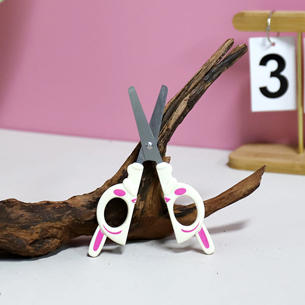 TF-536 Cute Rabbit Cartoon Kids Scissors with Round Tip M.35 JPDB