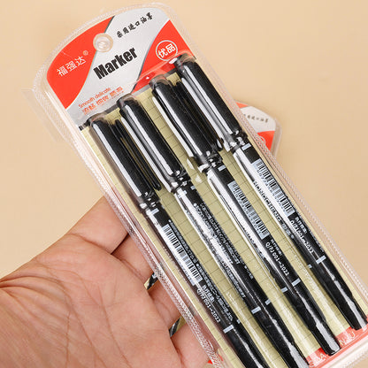 Card - packaged Set of 4 Small Double - ended Marking Pens M.82