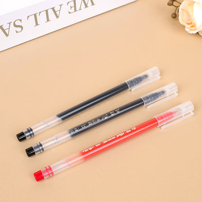Zhongxuan 3 High - capacity Writing Gel Pens (2 Black and 1 Red) M.82