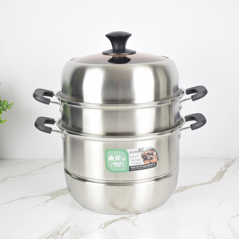 Model 3316 Tongtianxiang 36cm 3-Layer Clad Steel Steamer M.61 JPDB