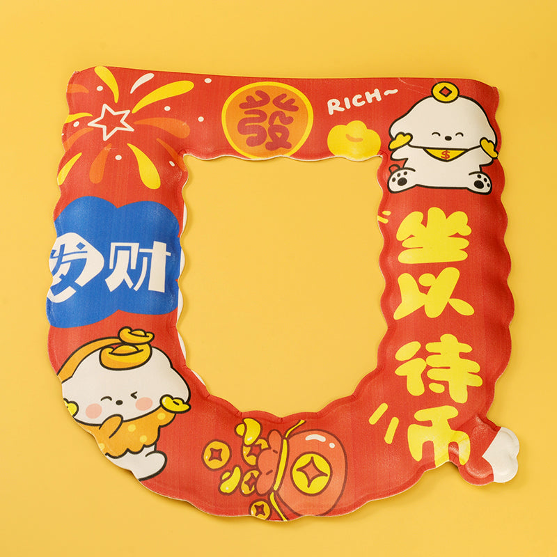Cartoon-colored toilet seat cover (self-bagging) M.28