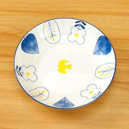 7 - inch Printed Cheese Plate (with the Pattern of “Spring Song”) M.66 JPDB