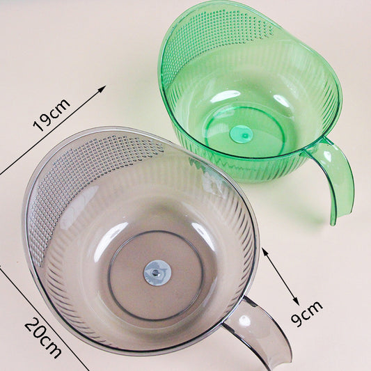 6088 Transparent Rice Washing Basket M.20