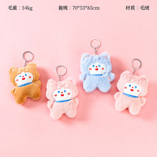 Large Plush Cartoon with Blush Bag Charm M.41 M.46 M.72