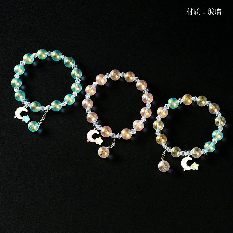 Internet-famous Pearlescent Star and Moon Bracelet  M.43