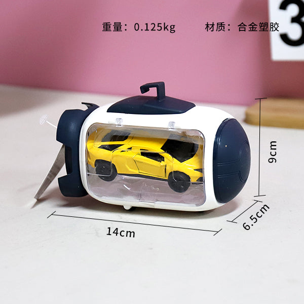 6036 Pull-back Alloy Cars (Racing Cars/Police Cars), Mixed Packaging - 36 Pieces with One Display Shelf as a Gift M.03 JPDB