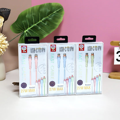 20W Type-C Fast Charging Data Cable - Model K-69C-L A12JPDB