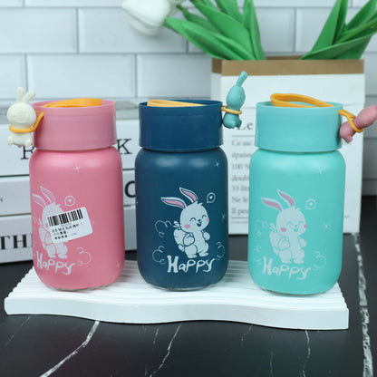 Colorful Elf Rabbit Glass Cup (320ml) M.17