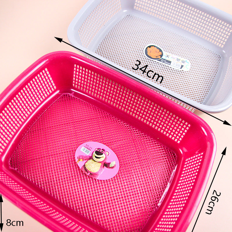 319 Square Storage Basket Thickened PP Material Large Capacity Home Organizer M.67