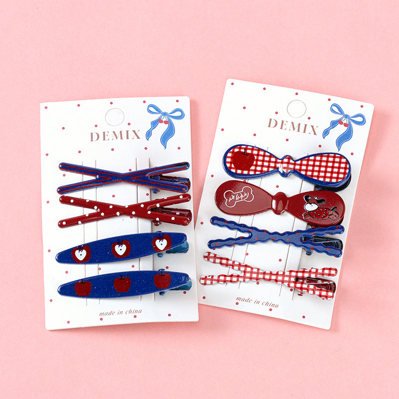 M42 Boxed Printed Stylized Duck Clip Pairs (2 Pairs, Blue)