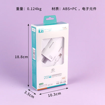 200W Type-C Charging Kit - Model M33 (Huawei Compatible) A12 JPDB