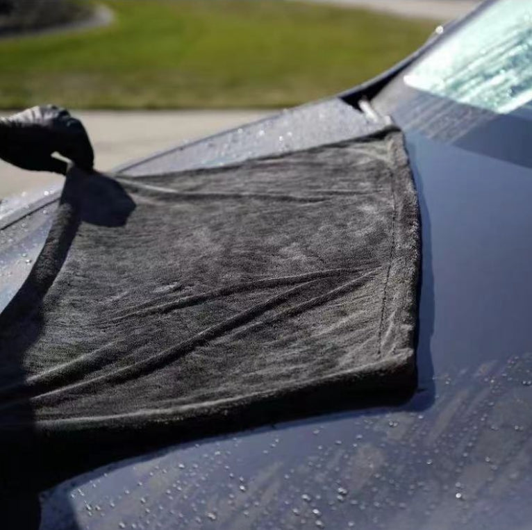 XXL Microfiber Car Drying Wipes, Ultra Compact, High Absorbency, No Streaking, Quick Drying, Super Absorbent, Double Sided, No Streak Detail - For Cars, Trucks, SUVs and Home