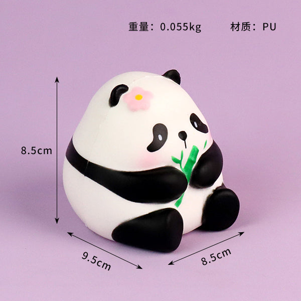 Bolsa de malla de bambú con rebote lento para sujetar pandas 